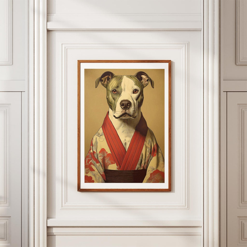 American Pitbull Terrier Japanse Kimono Dog Series image 3
