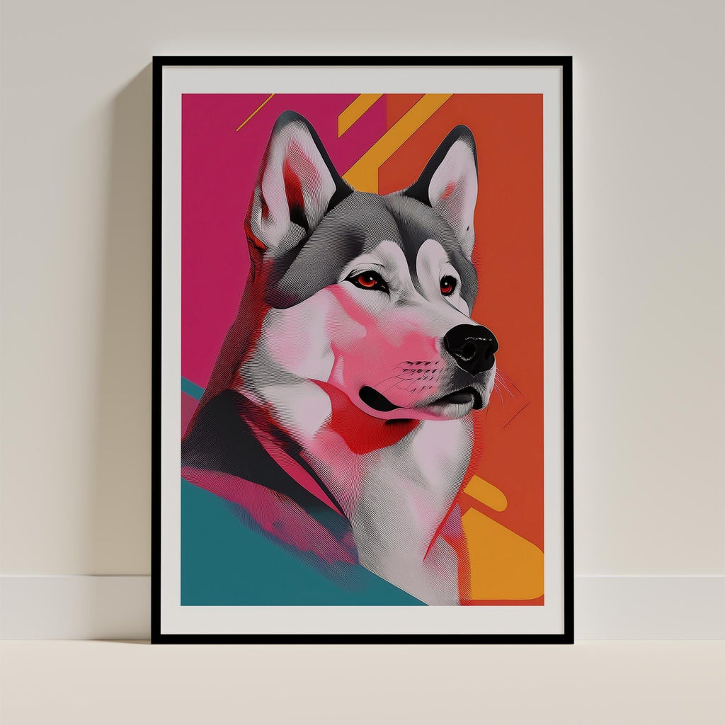 Alaskan Malamute Modern Pop Dog Series image 0