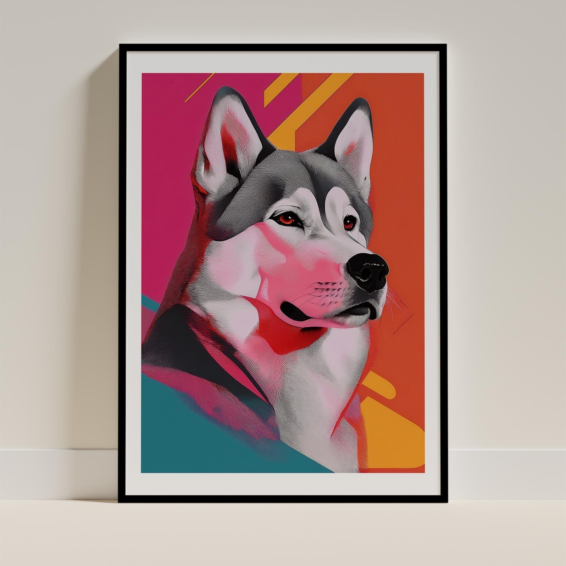 Alaskan Malamute Modern Pop Dog Series image 0