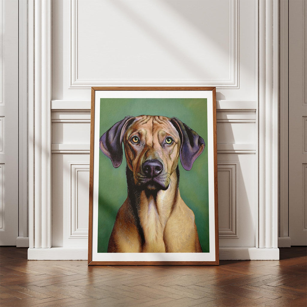 Rhoedesian Ridgeback Green Painted Series image 4