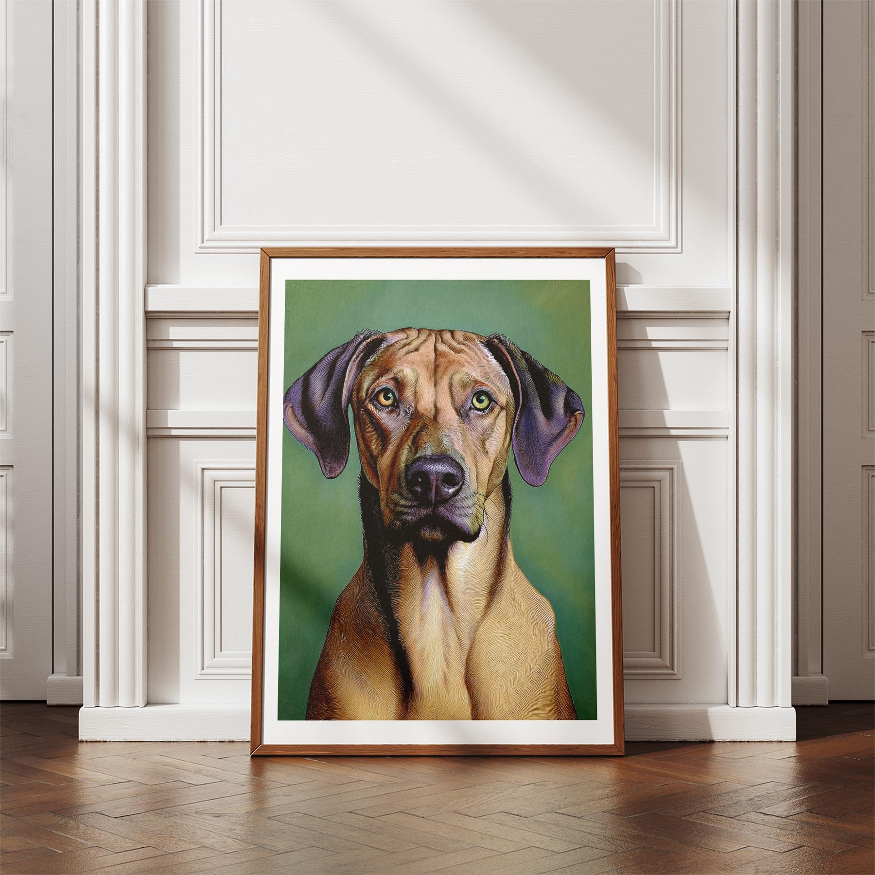 Rhoedesian Ridgeback Green Painted Series image 4