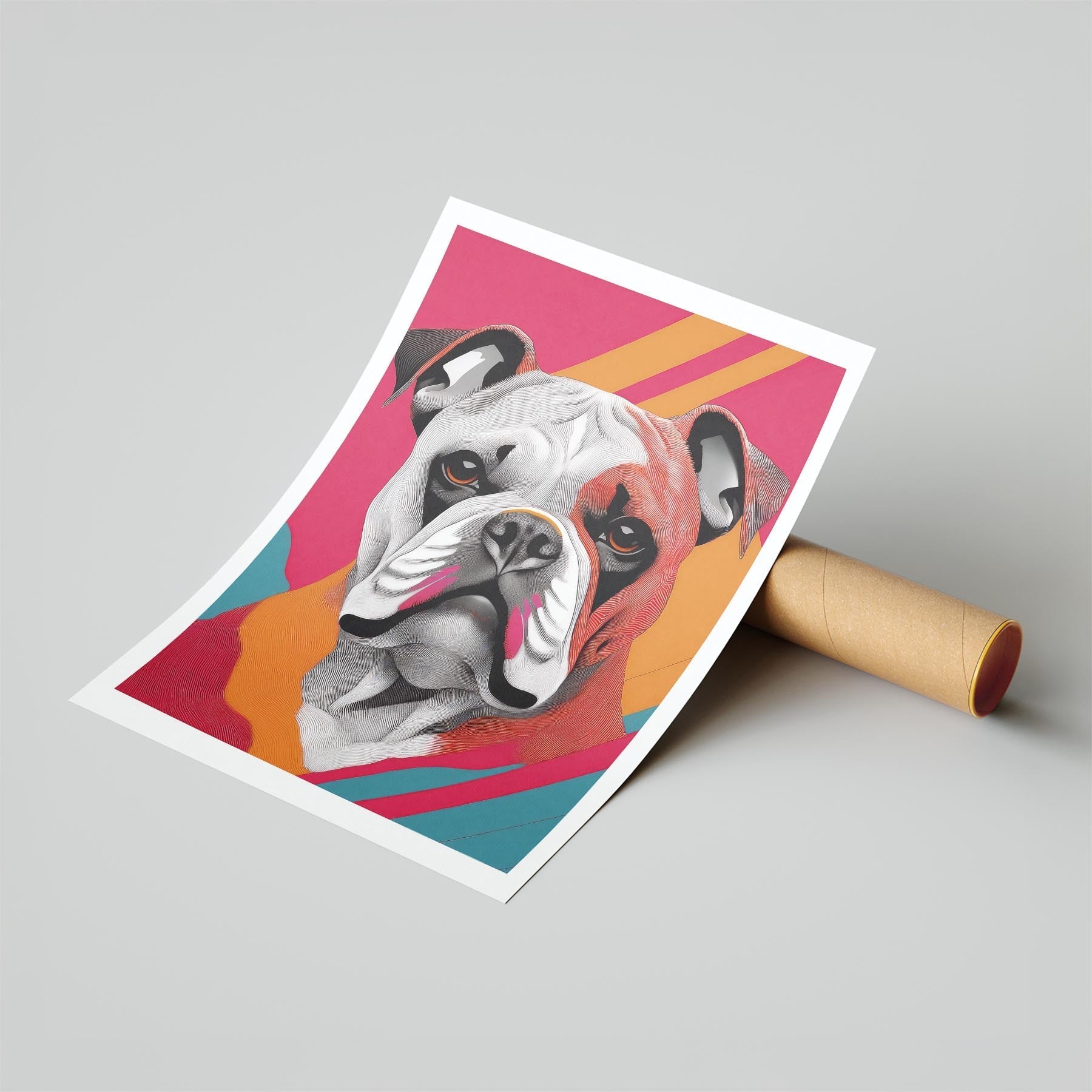 Bulldog Modern Pop Dog Series image 6