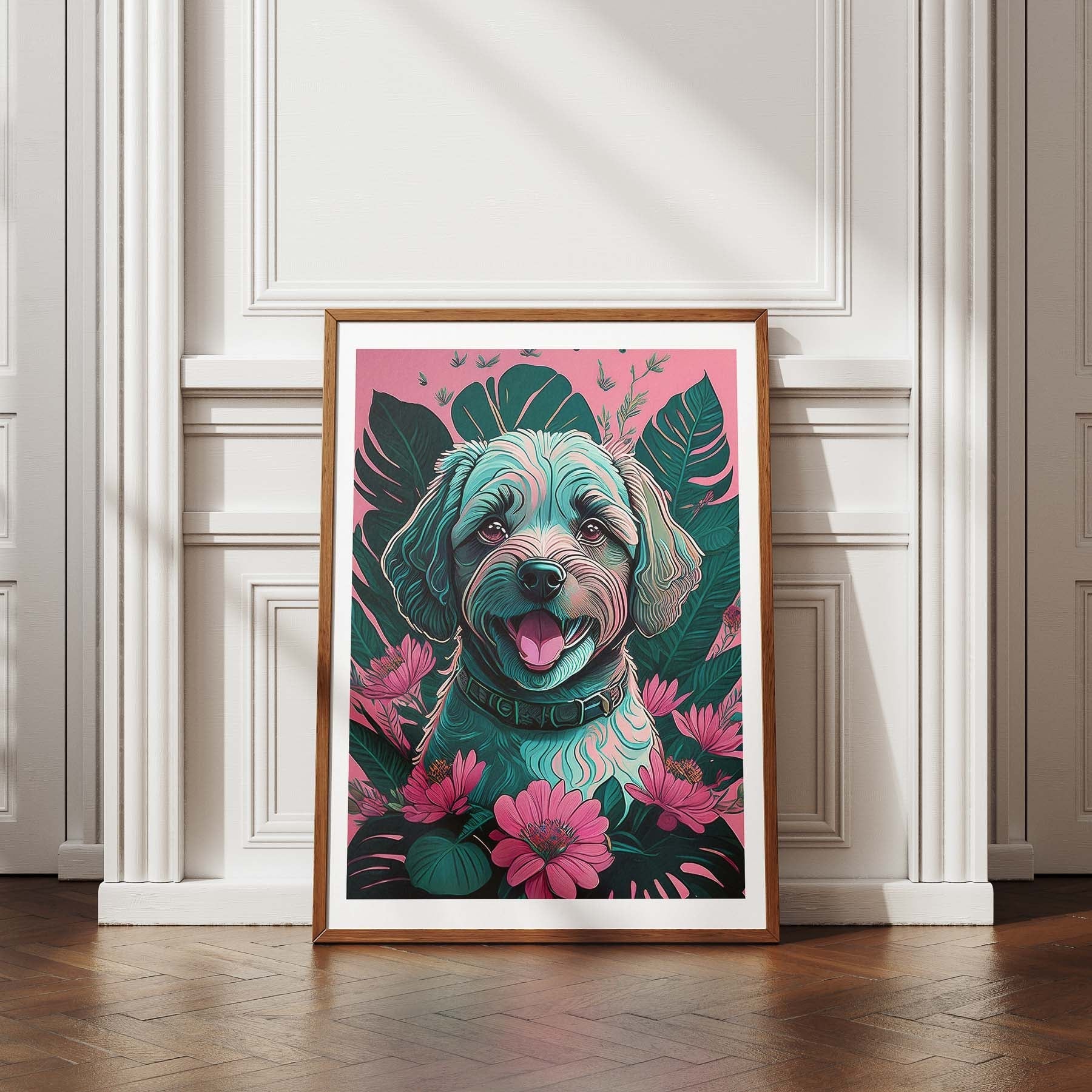 Cockapoo 1 Flowery Dog image 4