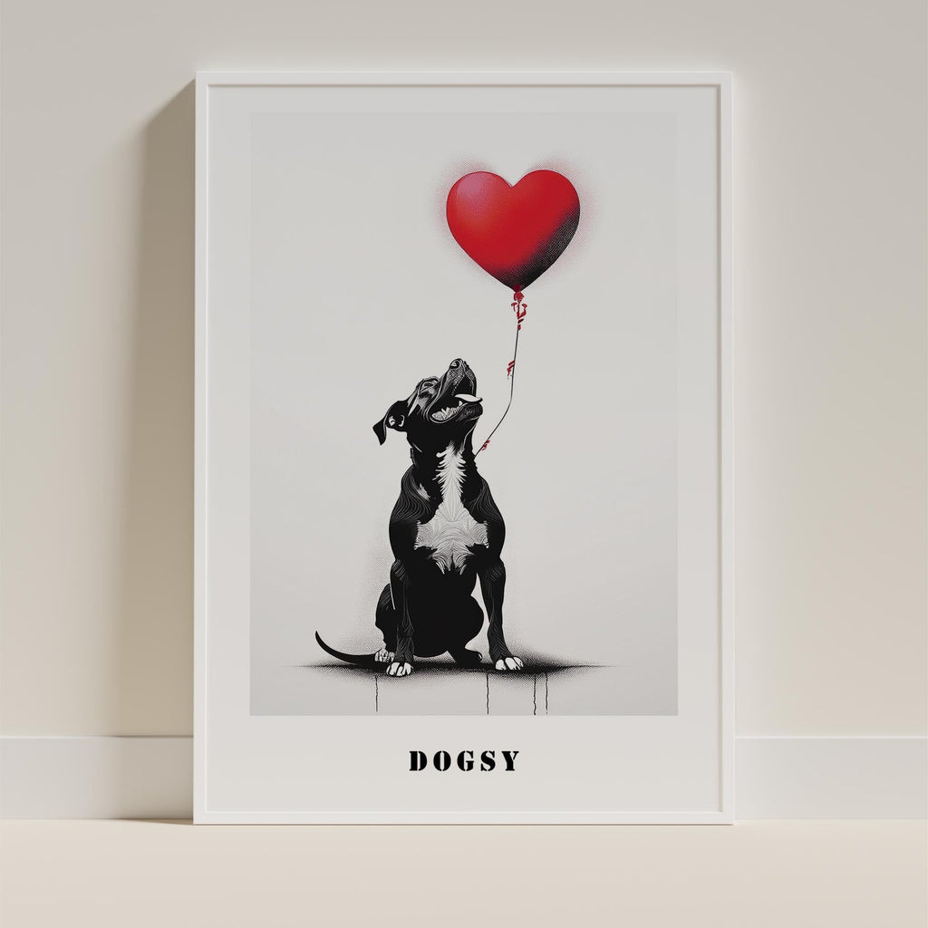 American Staffordshire Terrier DOGSY Series inspired by the Art of Banksy with t image 9