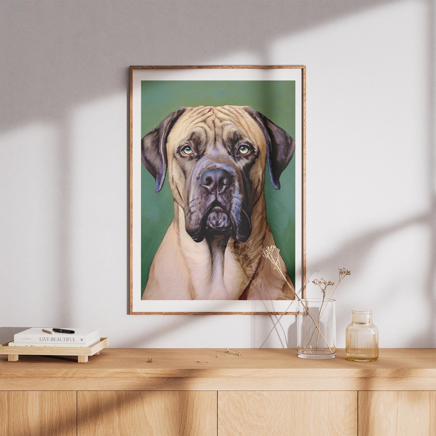 Neapolitan Mastiff Green Painted Series image 8