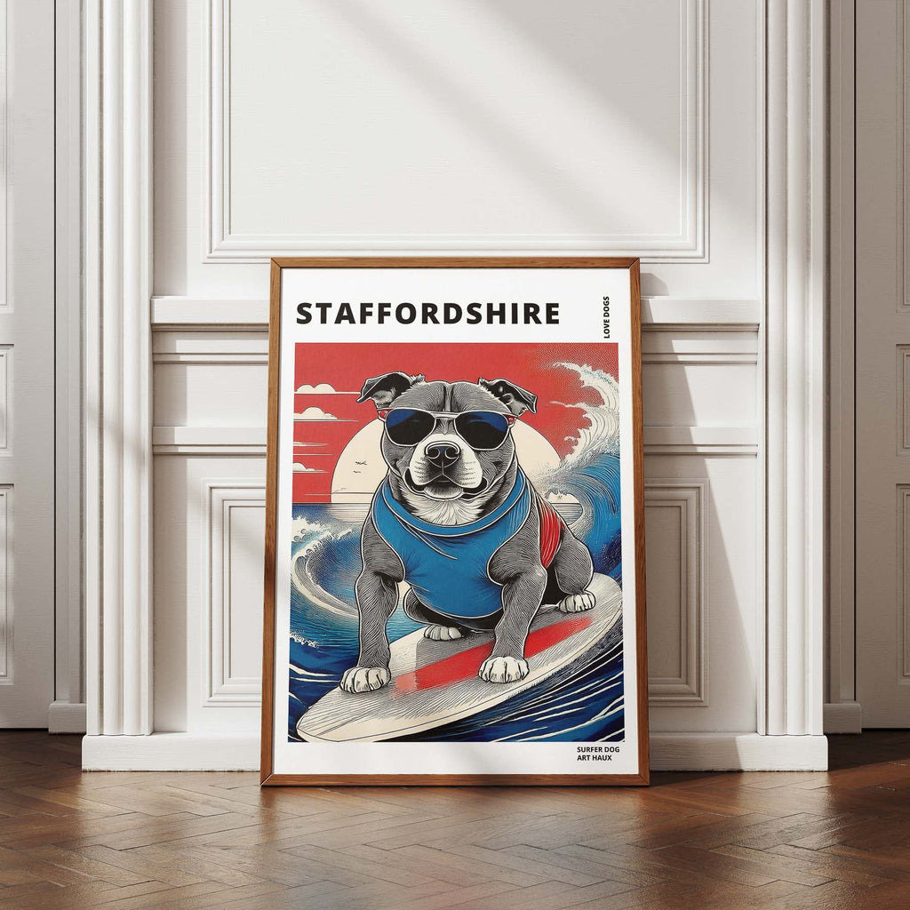 Staffordshire Hokosai Surfer Dogs 1 image 4