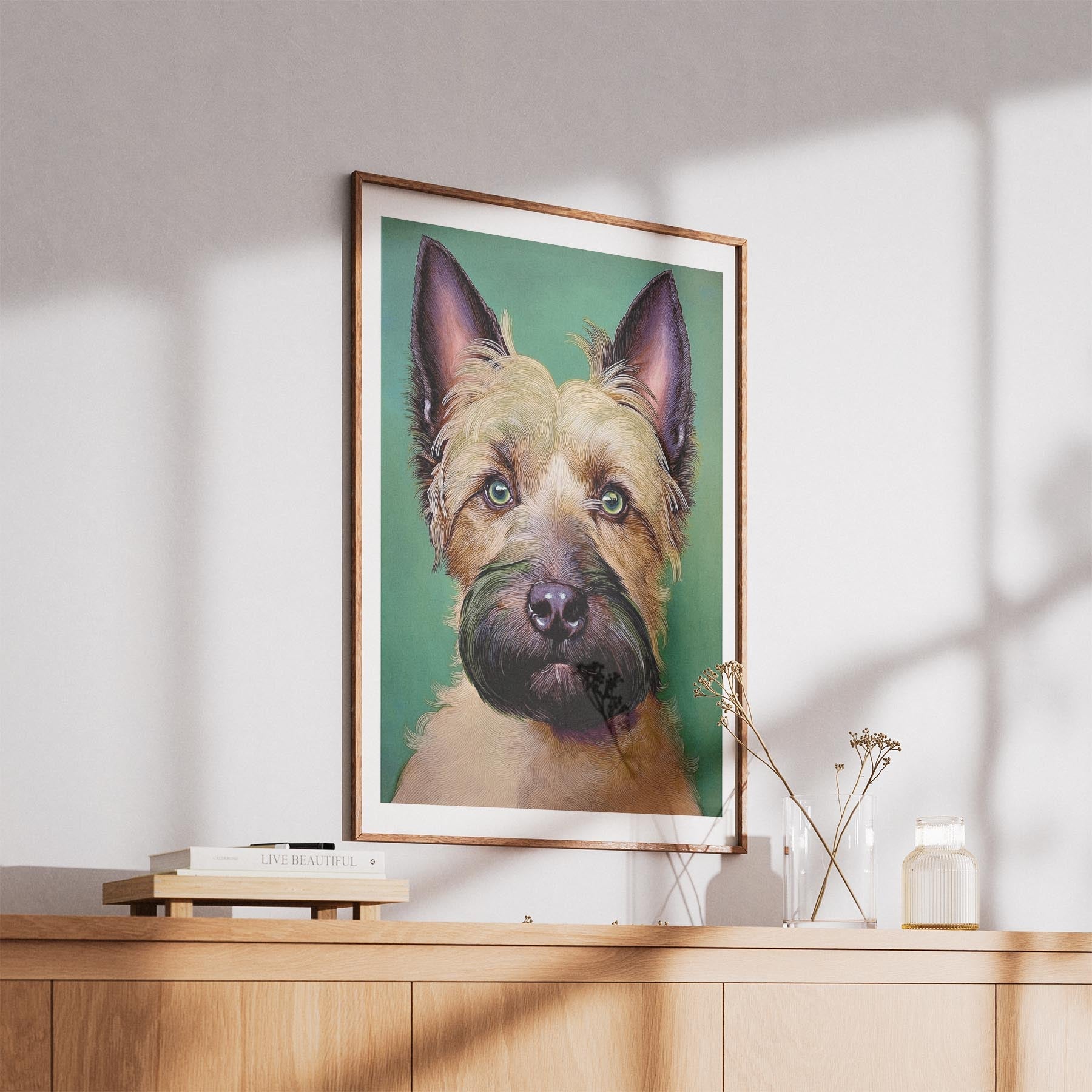 Scottish Terrier Green Painted Series image 5