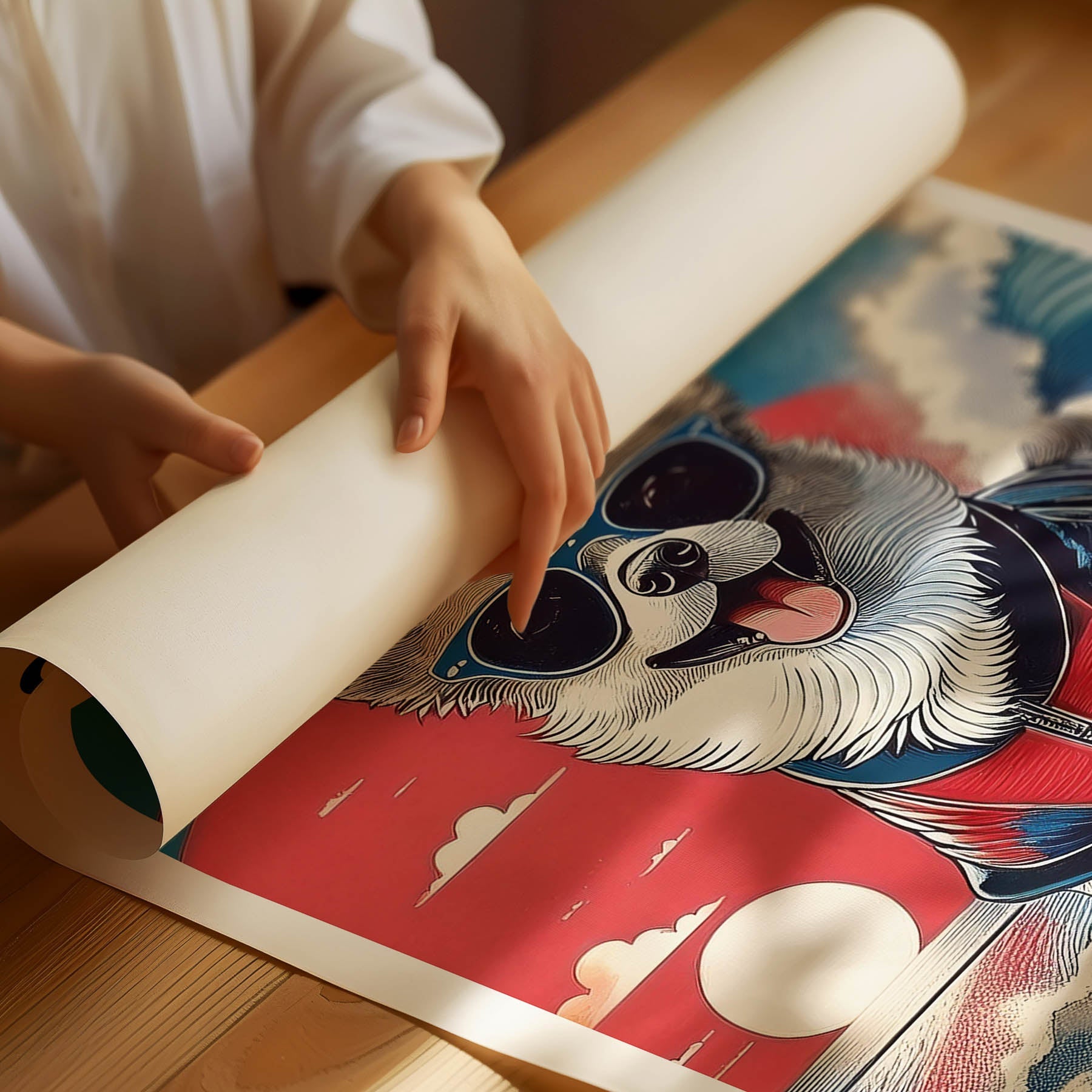 Chipoo Hokosai Surfer Dogs 1 image 3