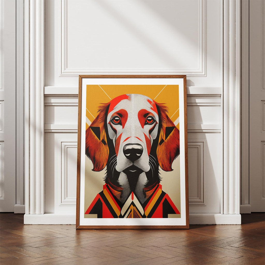 Irish Setter Geometric Orange Series image 4