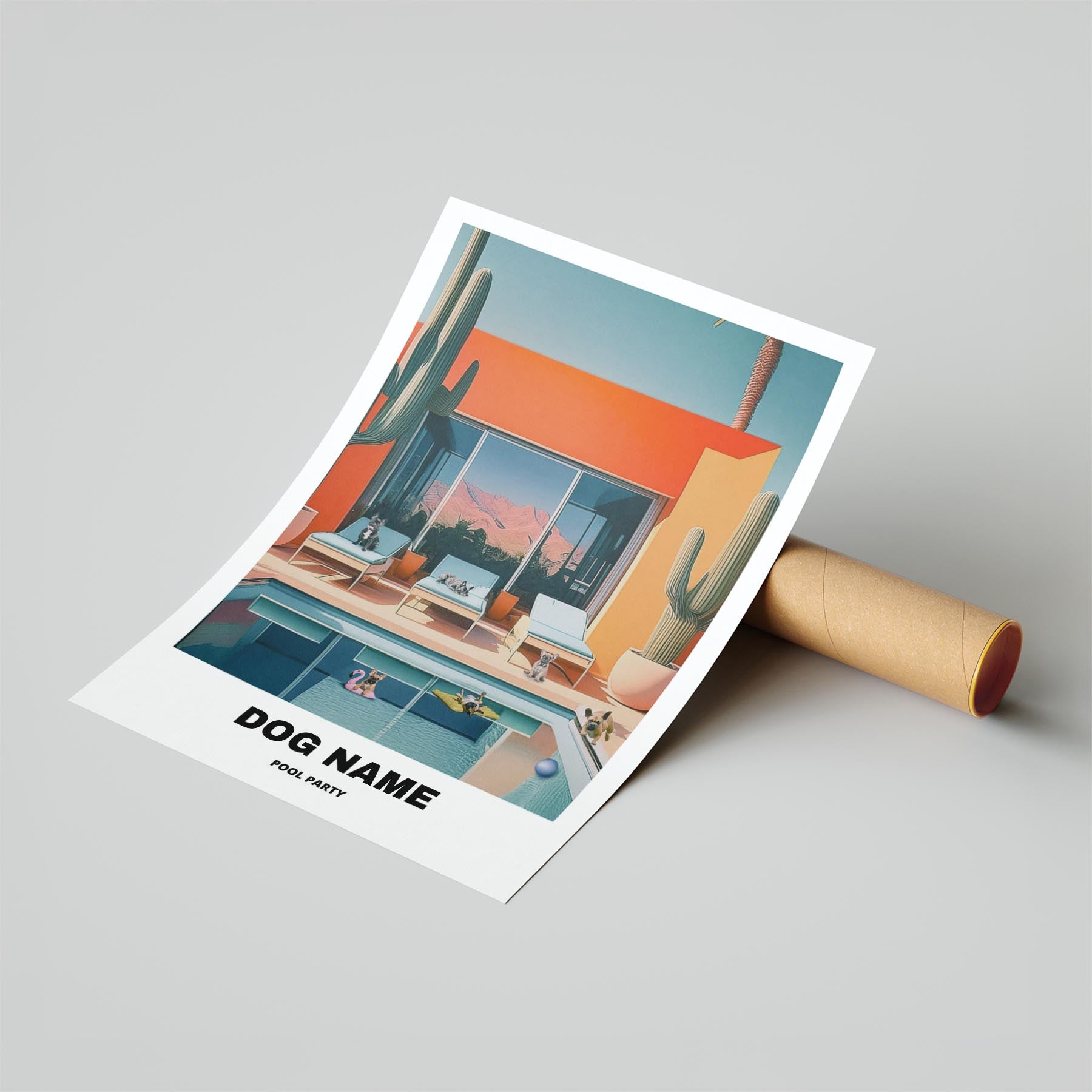 French Bulldog Custom Pool Party WITH TEXT image 6