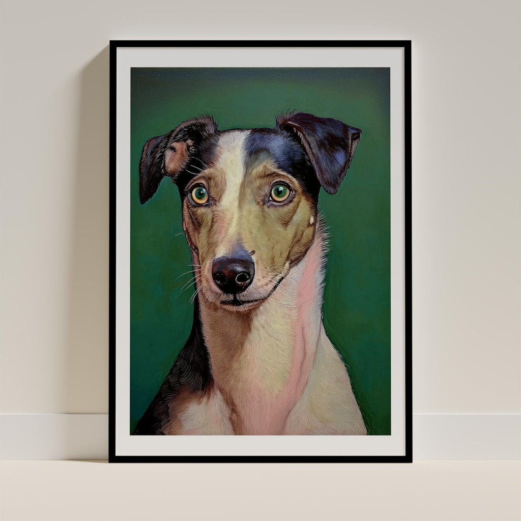 Greyhound Green Painted Series image 0