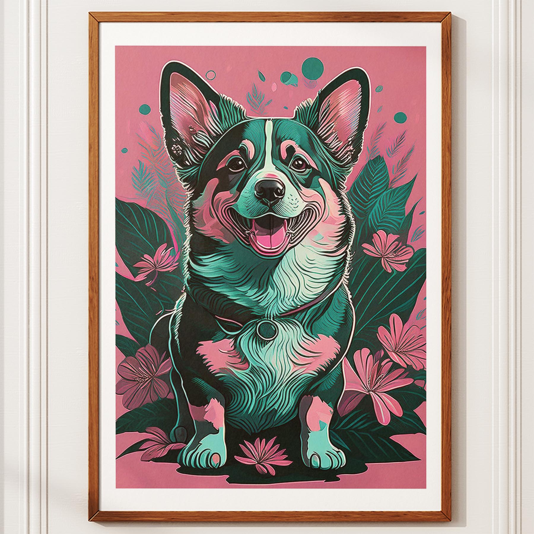 Corgi Flowery Dog image 10