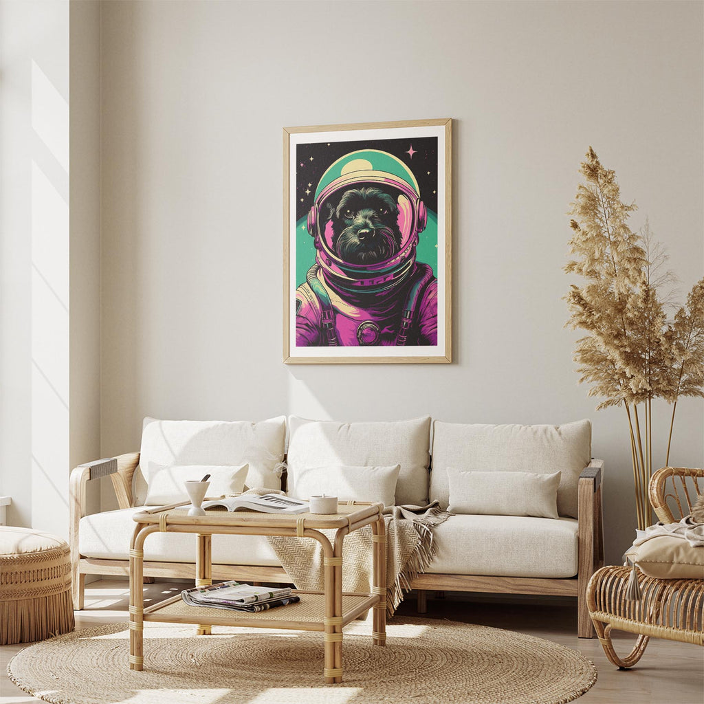 Black Russian Terrier Space Dogs Series image 2