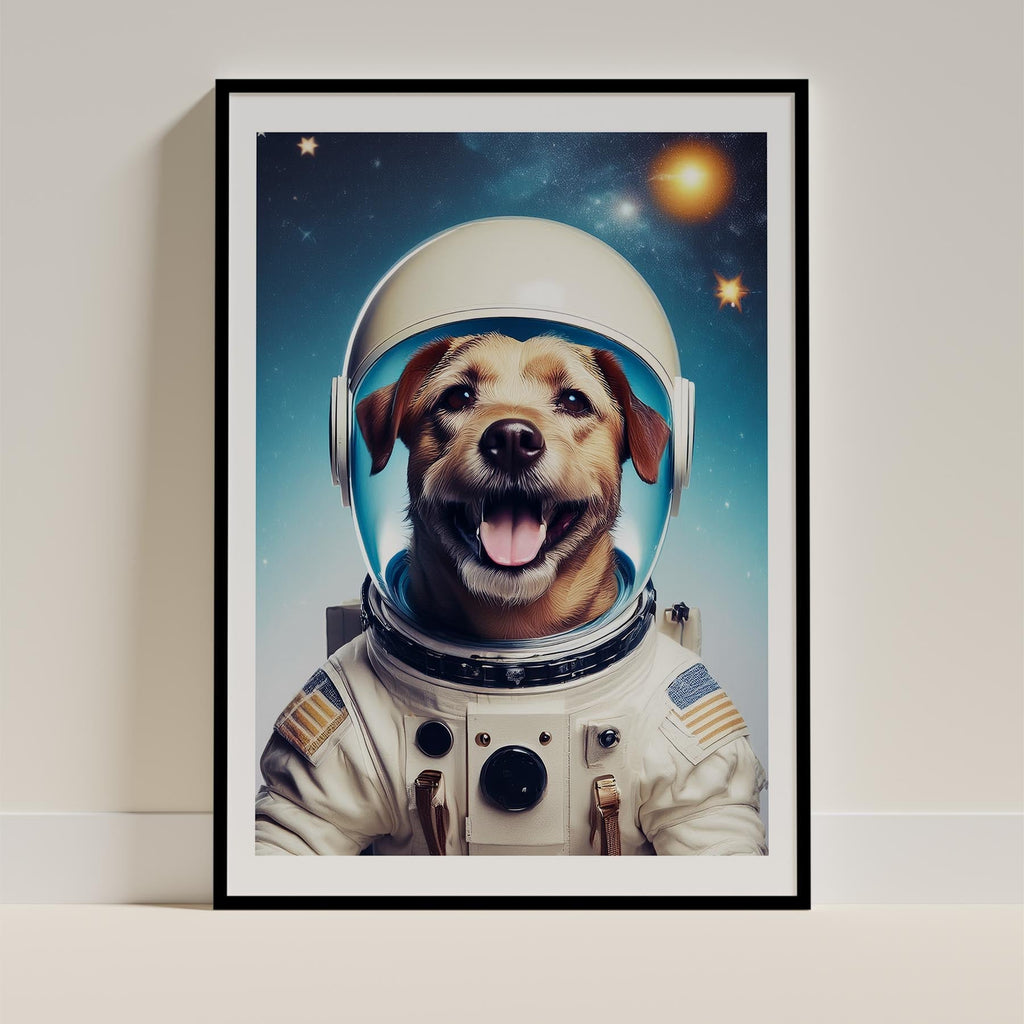 Border Terrier Astronaut Dog Series image 0