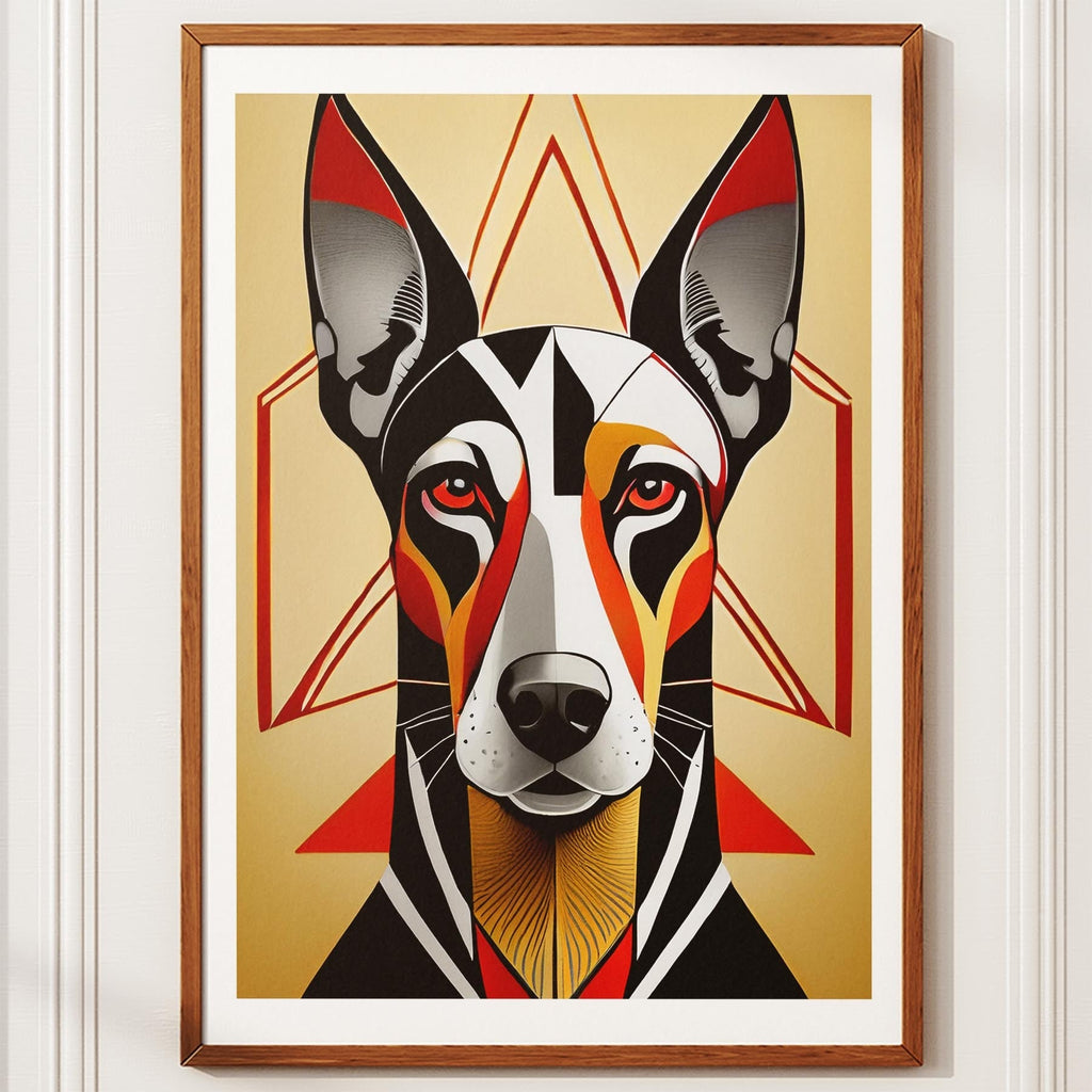 Doberman Geometric Orange Series image 12