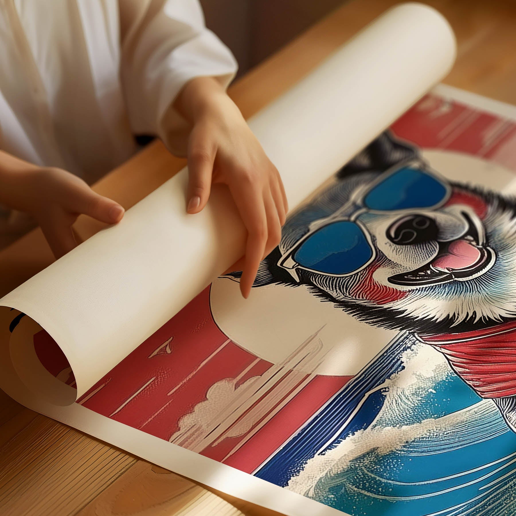 Australian Cattledog Hokosai Surfer Dogs 1 image 3