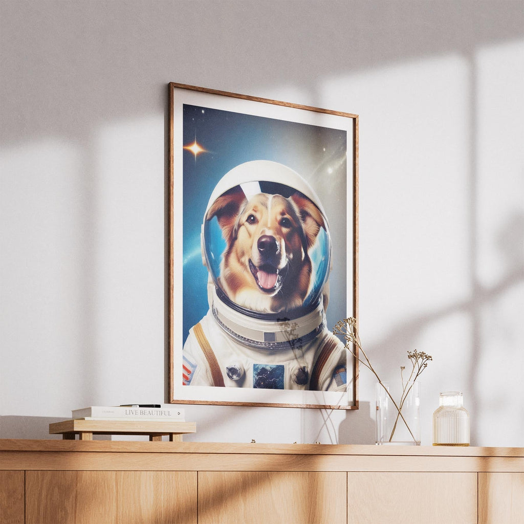 Rough Smooth Collie Astronaut Dog Series image 5
