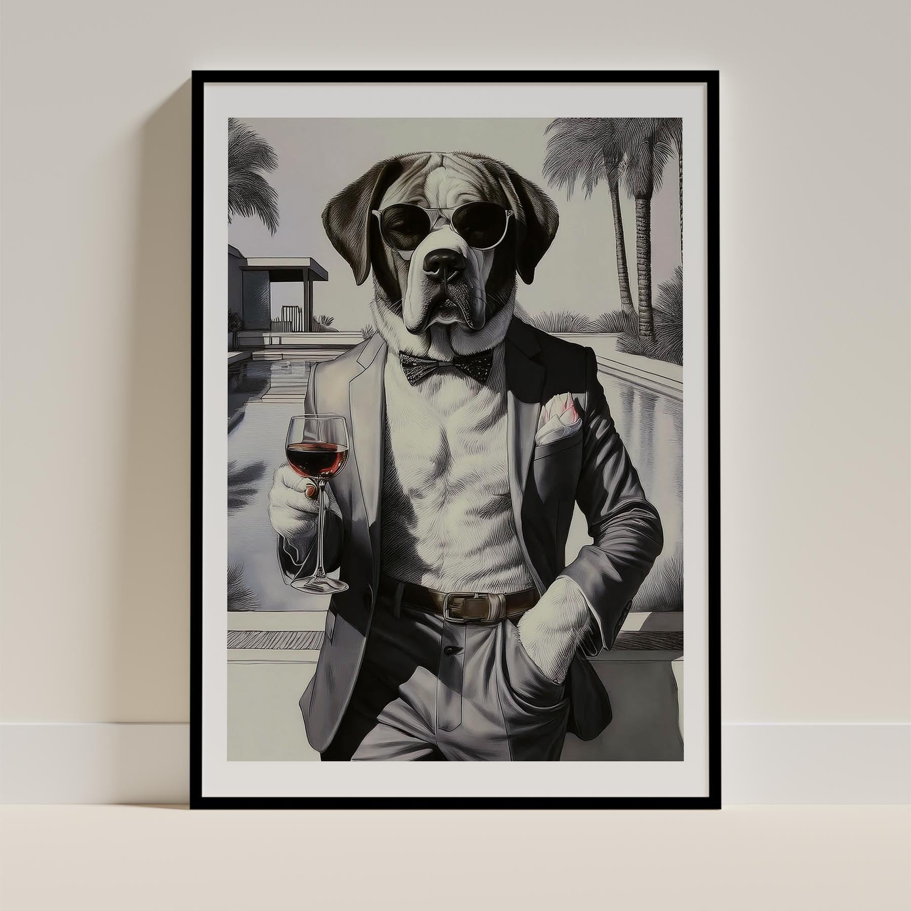 Saint Bernard The Distinguished Gentleman Dog Series image 0