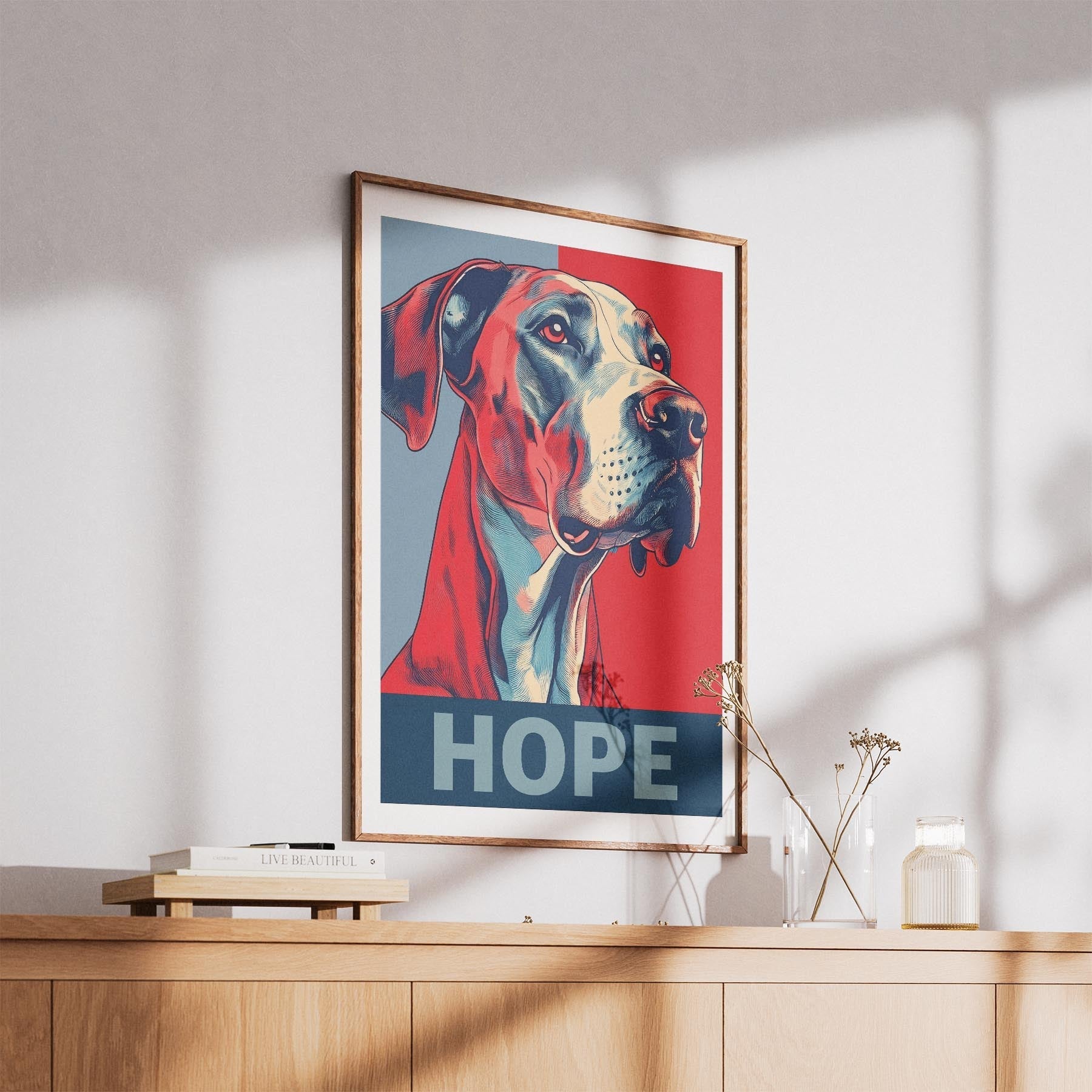 Great Dane HOPE Series Inspired by the Obama Poster image 5