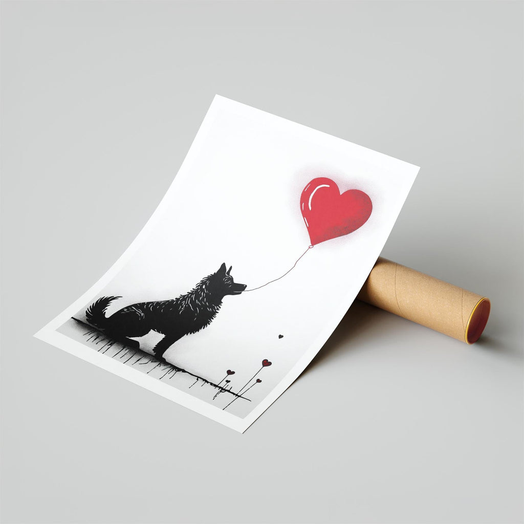 German Spitz DOGSY Series inspired by the Art of Banksy image 6