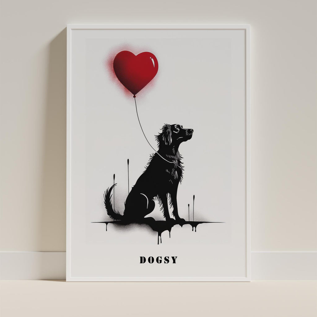 Deerhound Geometric Orange Series image 1