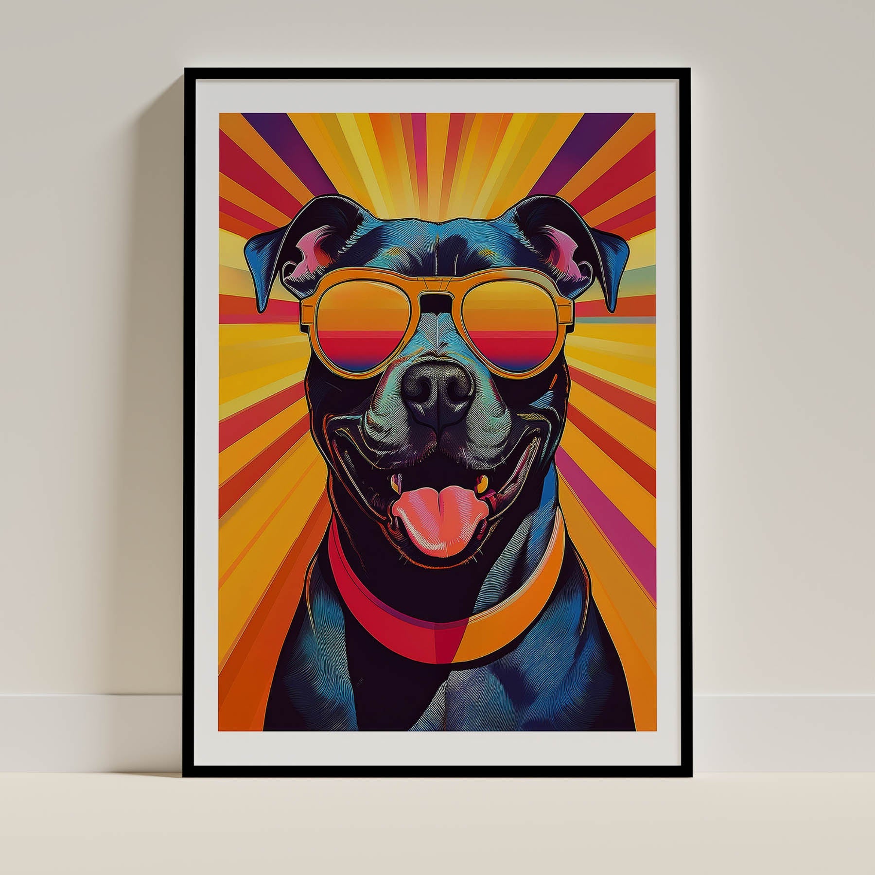 Dog In Colourful Sunnies 14 image 0