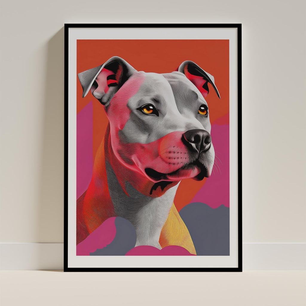Staffordshire Bull Terrier Modern Pop Dog Series image 0