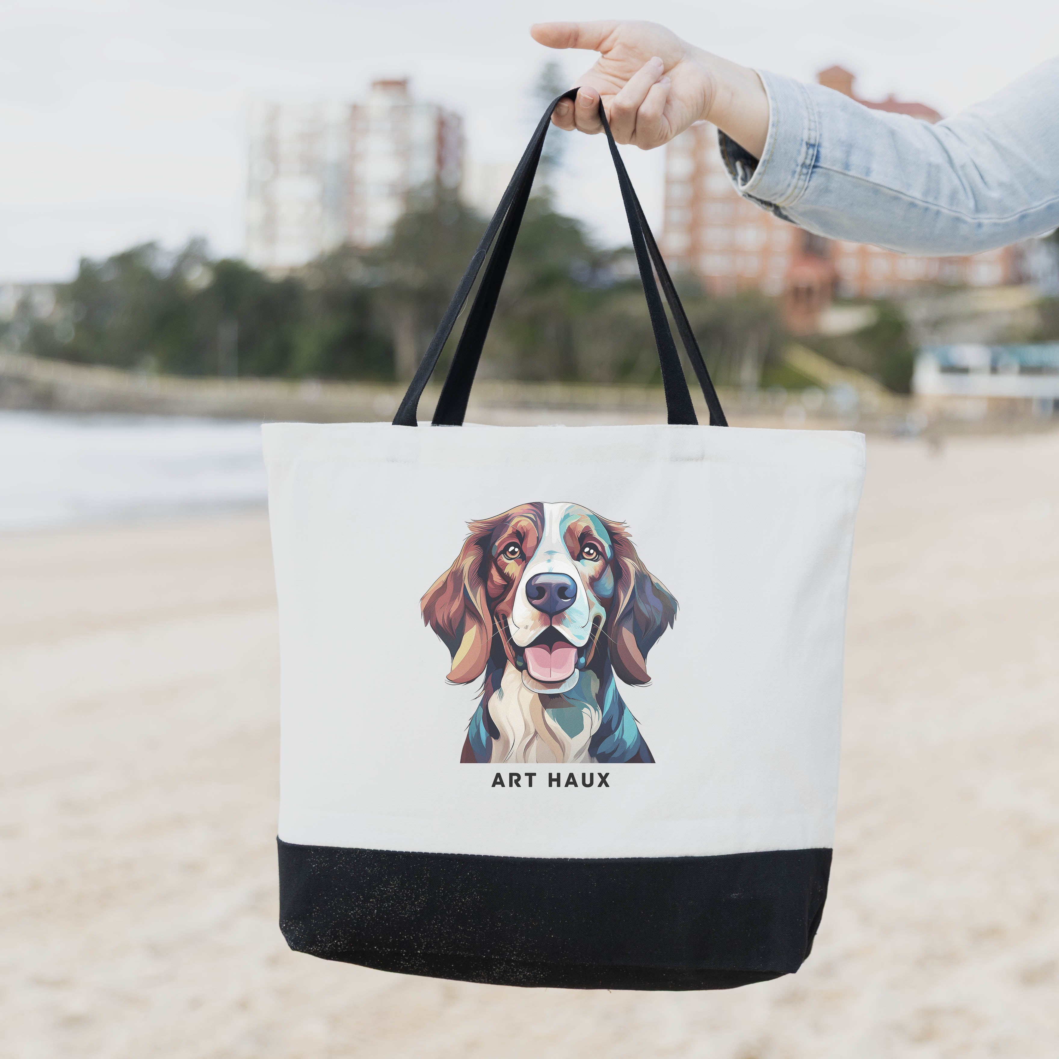 English Springer Spaniel Chic Graphic Art Bag image 1