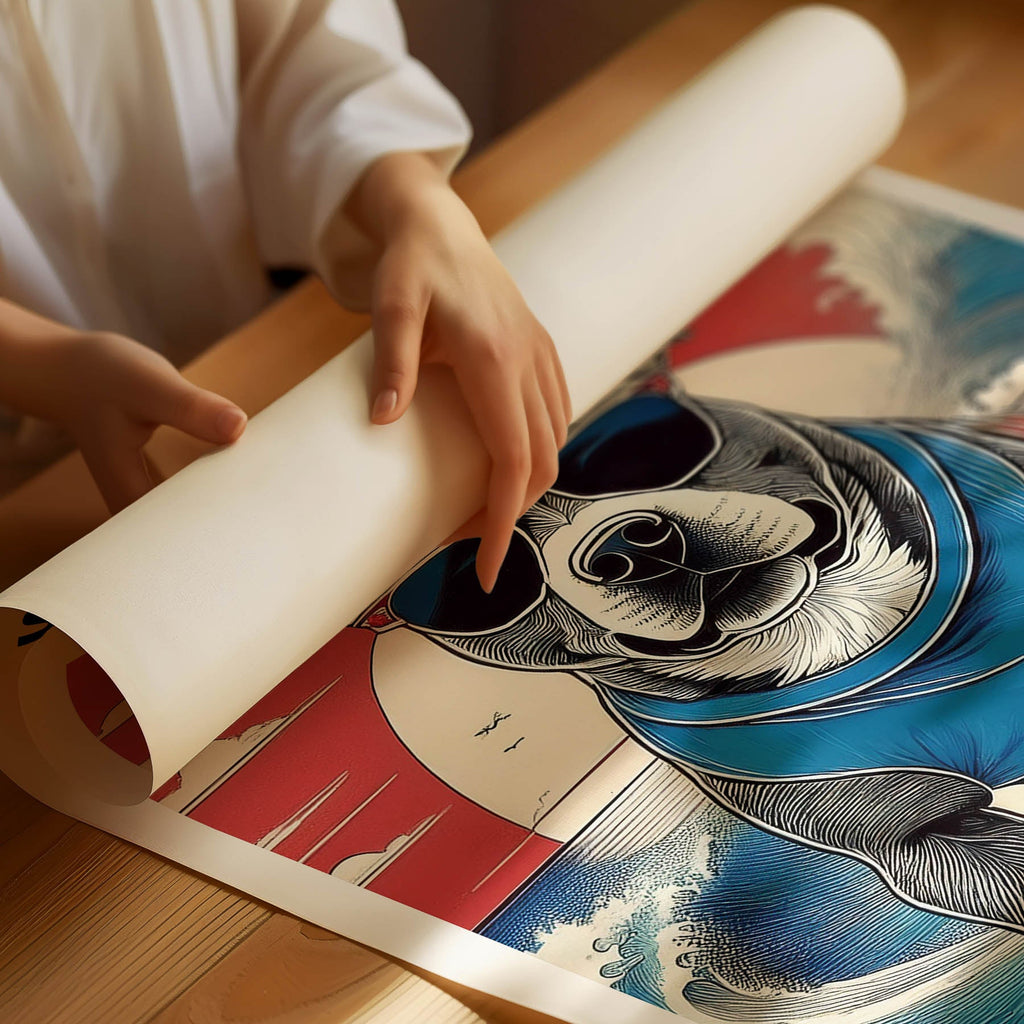 Staffordshire Hokosai Surfer Dogs 1 image 3