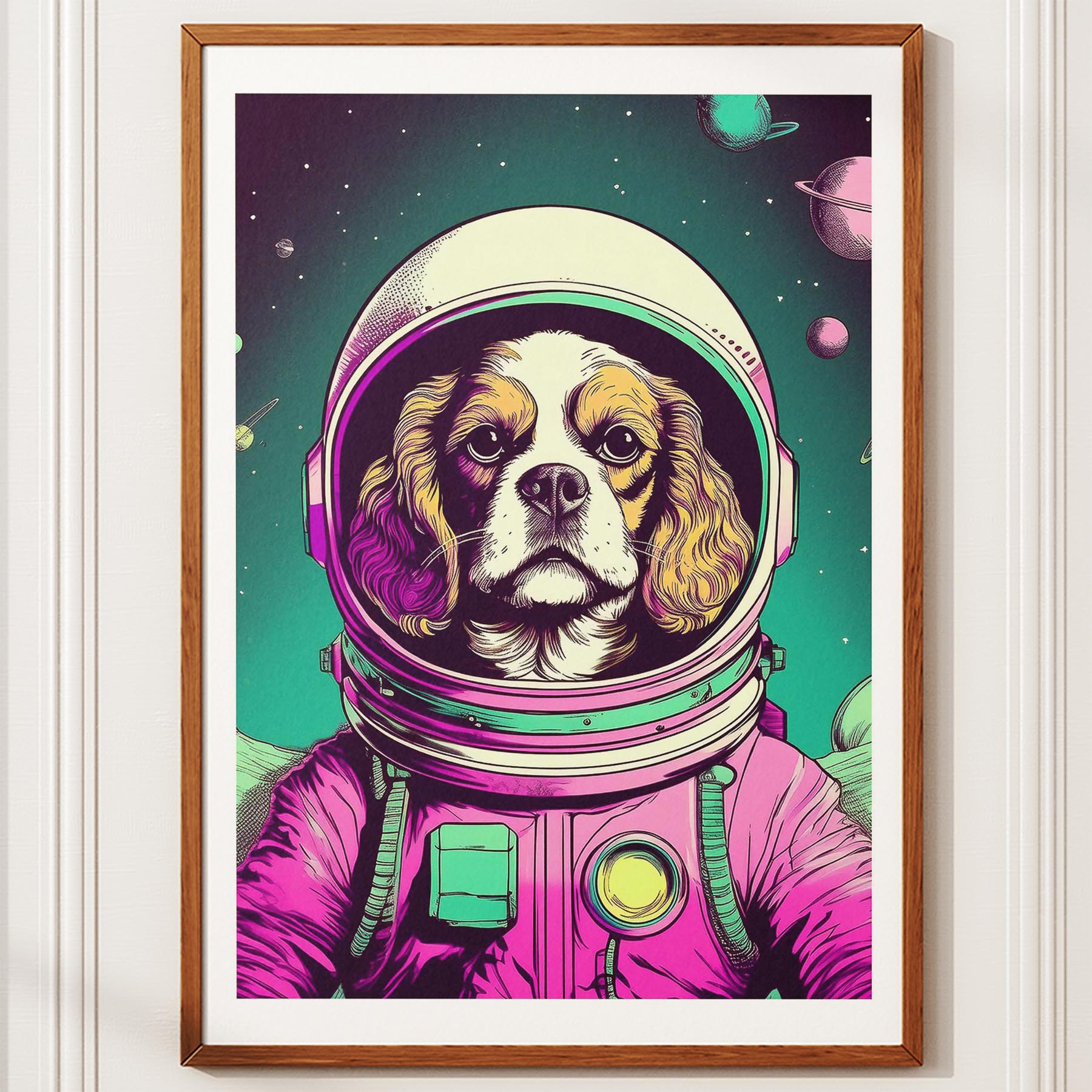 Cavalier Spaniel Space Dogs Series image 10