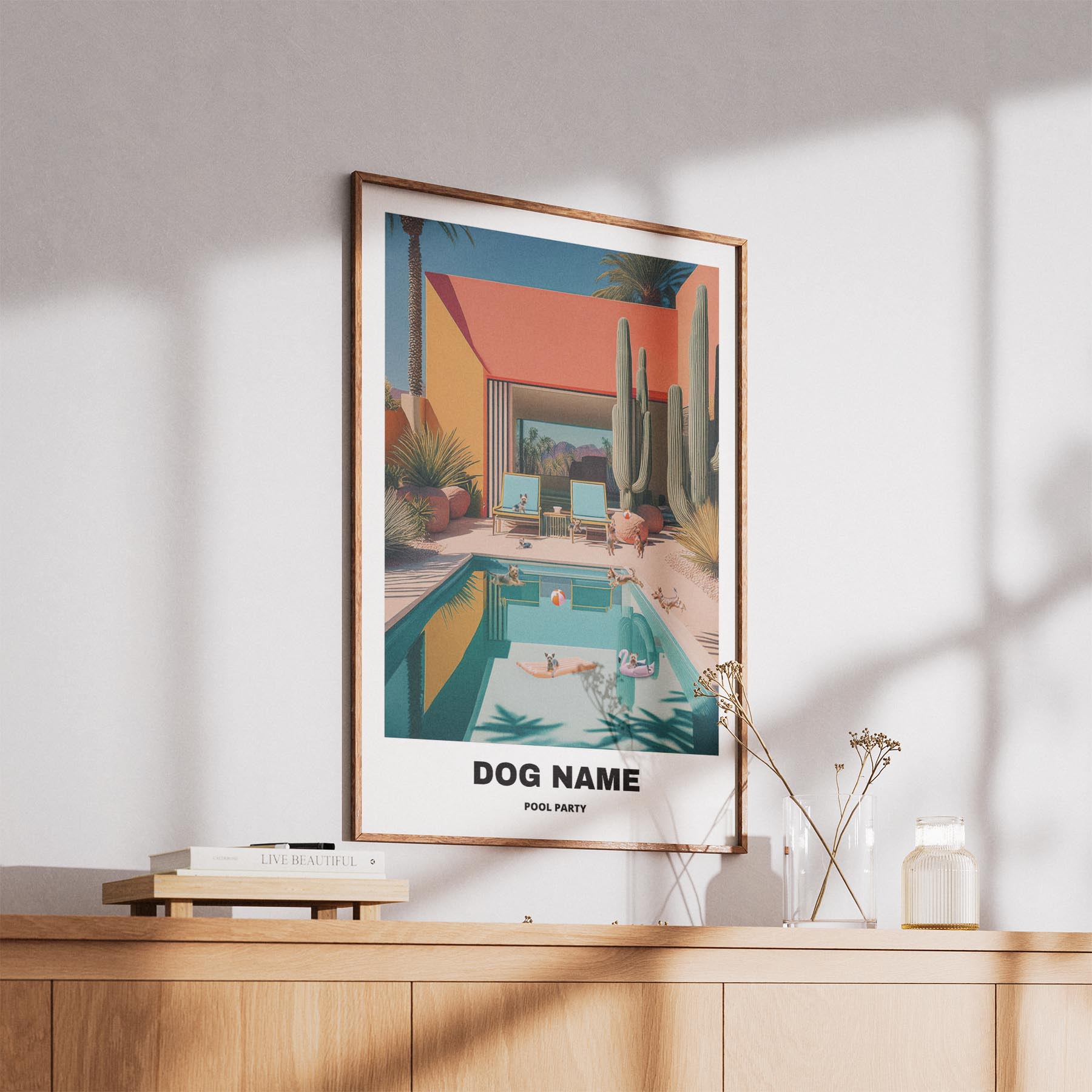 Australian Terrier Custom Pool Party WITH TEXT image 5