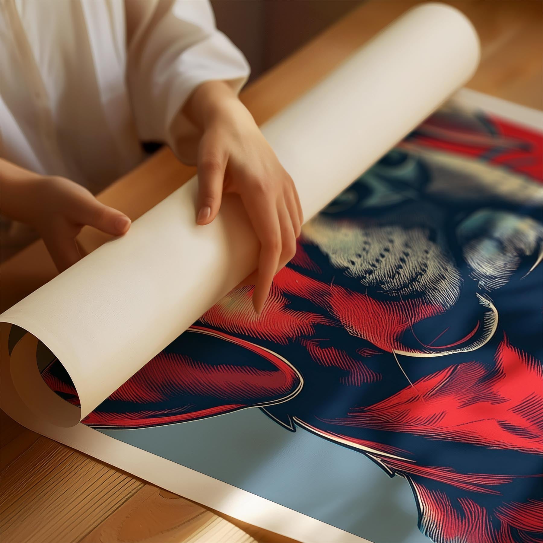 Labrador Retriever HOPE Series Inspired by the Obama Poster image 1