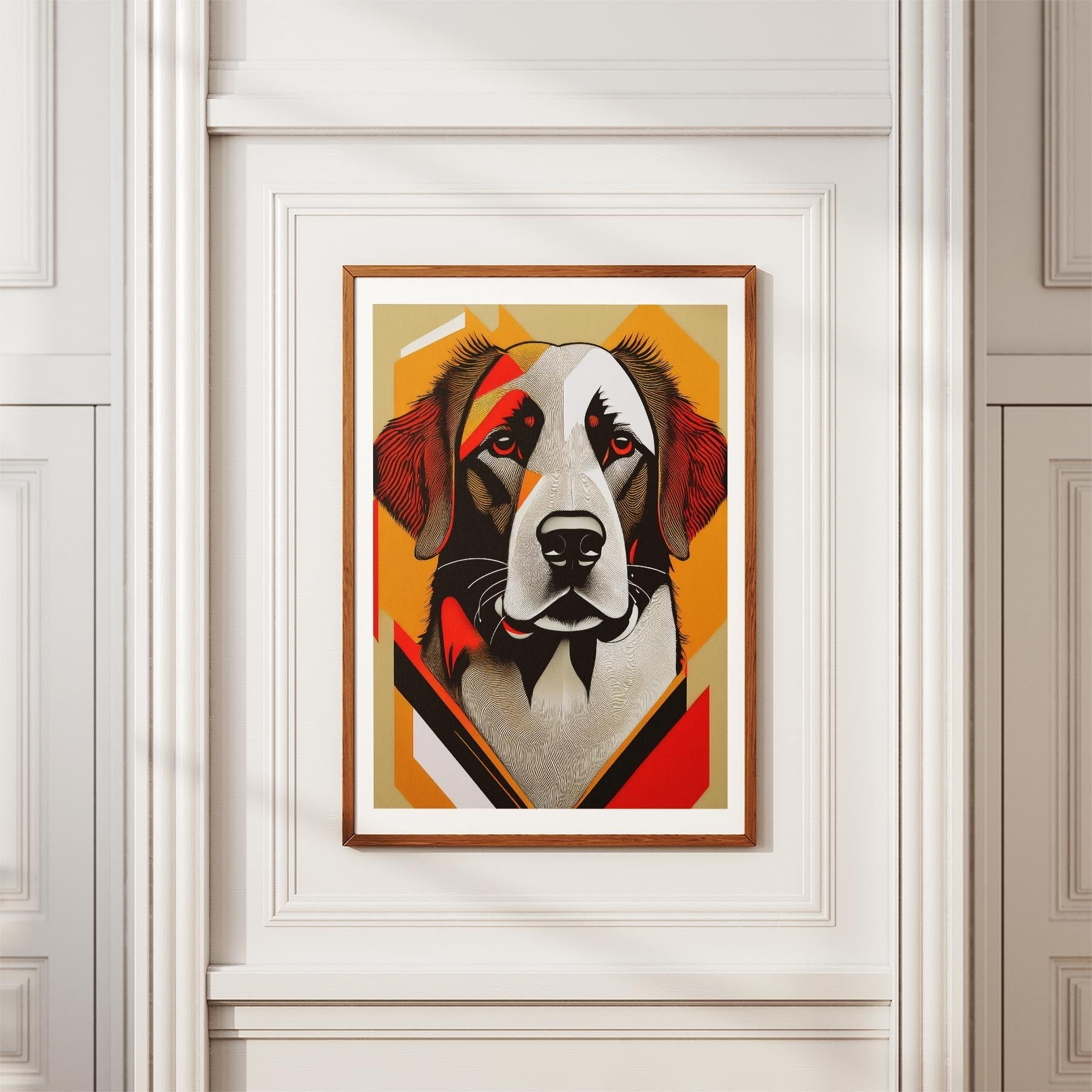 Murray River Retriever Geometric Orange Series image 3