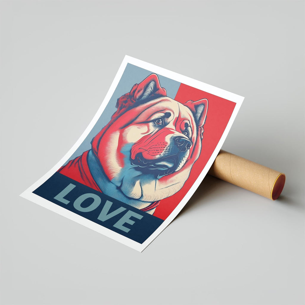 Chow Chow LOVE Series Inspired by the Obama Poster image 6