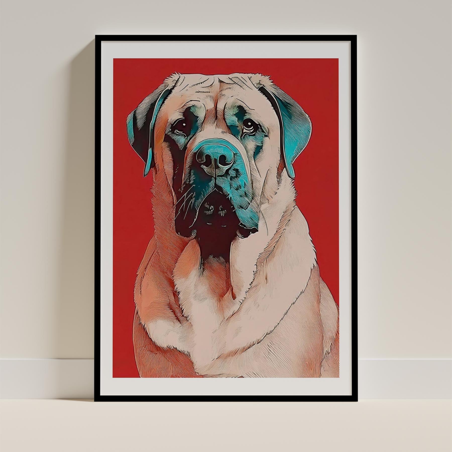 Mastiff Red Dog Series image 0