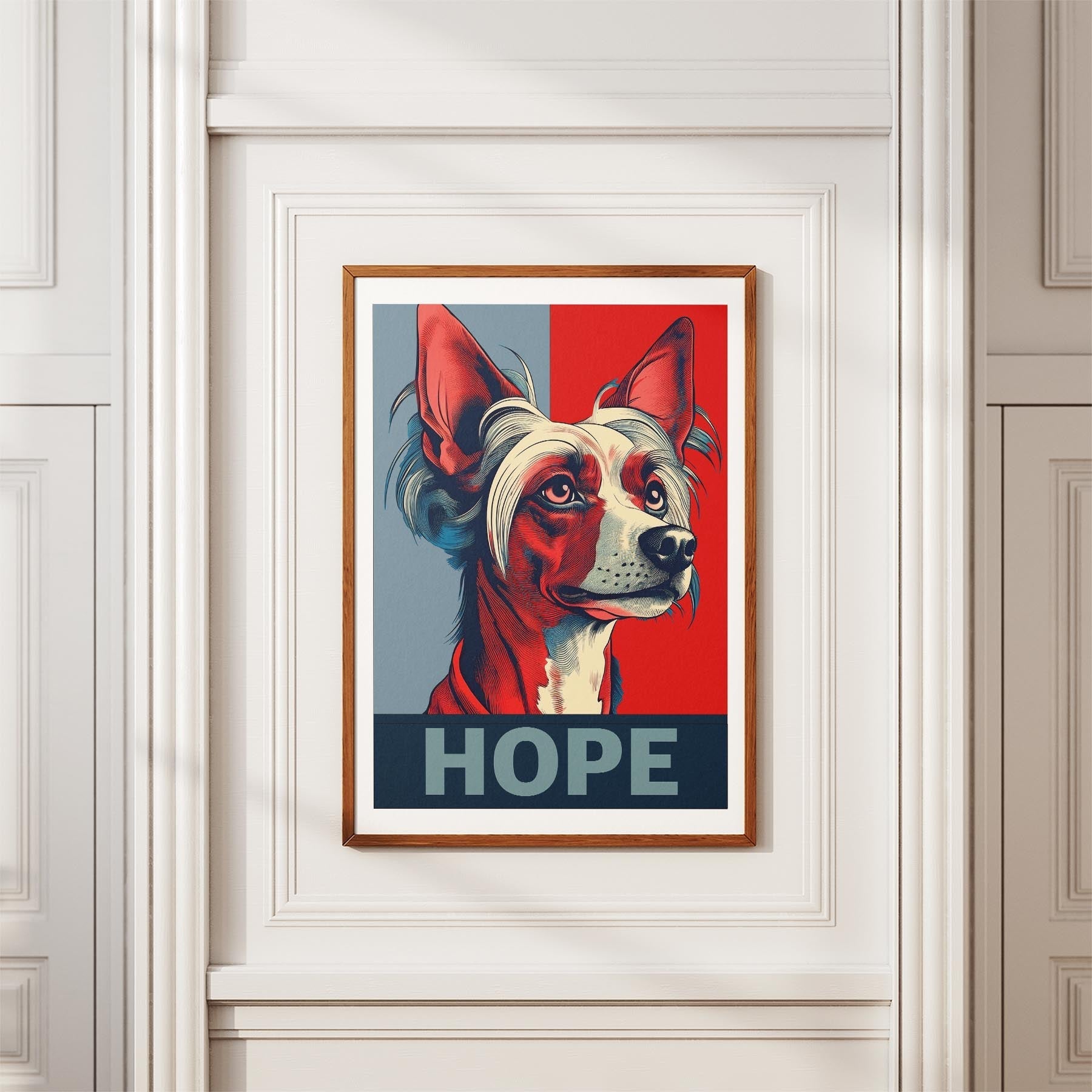 Chinese Crested HOPE Series Inspired by the Obama Poster image 3