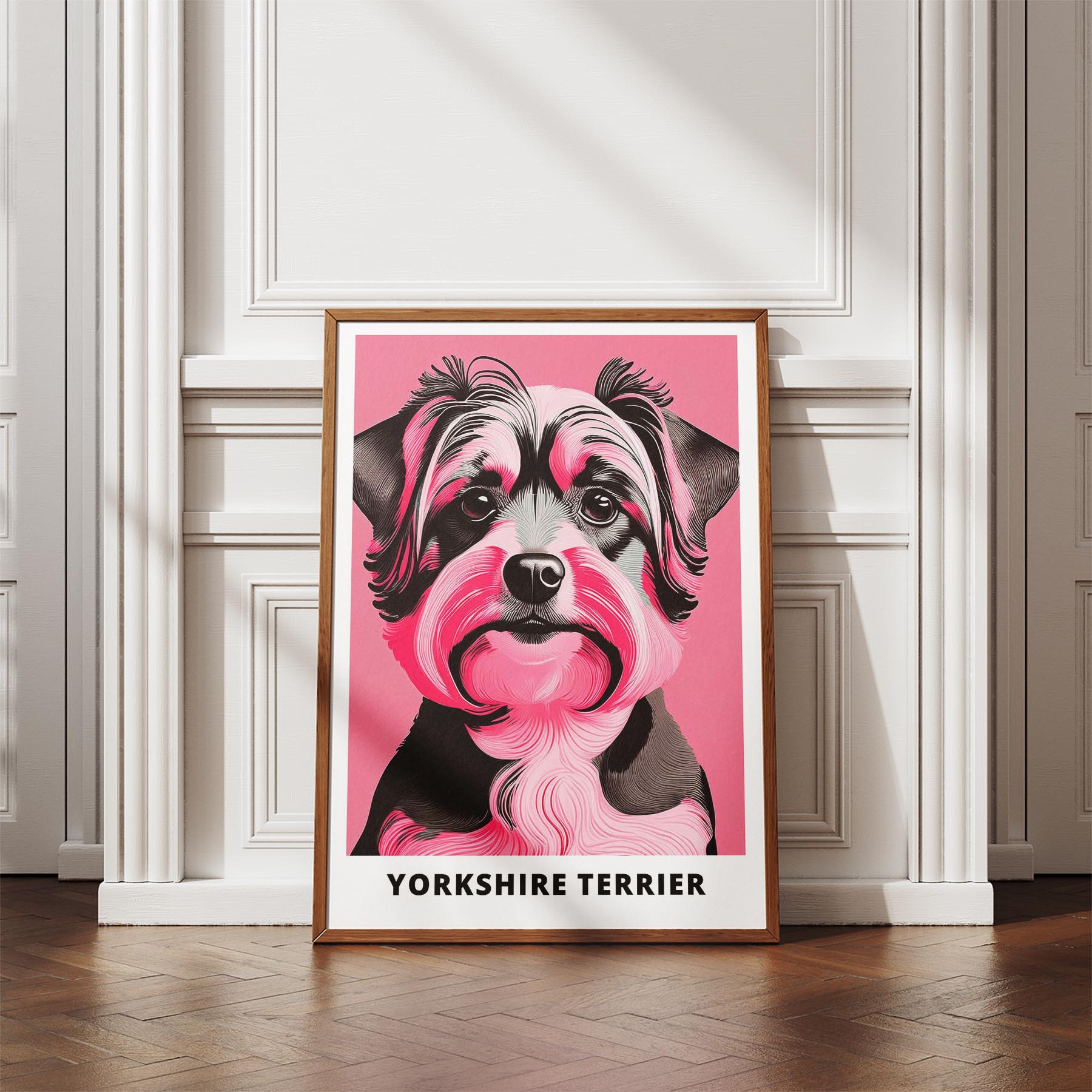 Yorkshire Terrier Pink and Black Dog Series 1 image 4