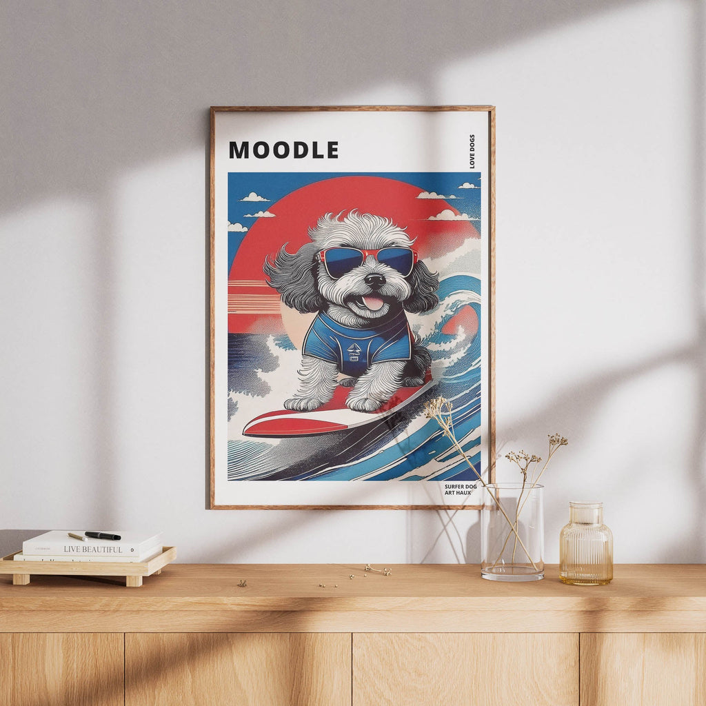 Moodle Hokosai Surfer Dogs 1 image 8