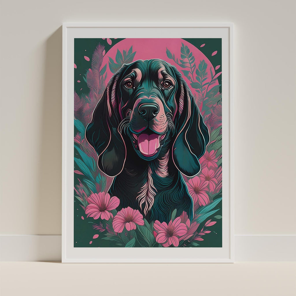 Bloodhound Flowery Dog image 9