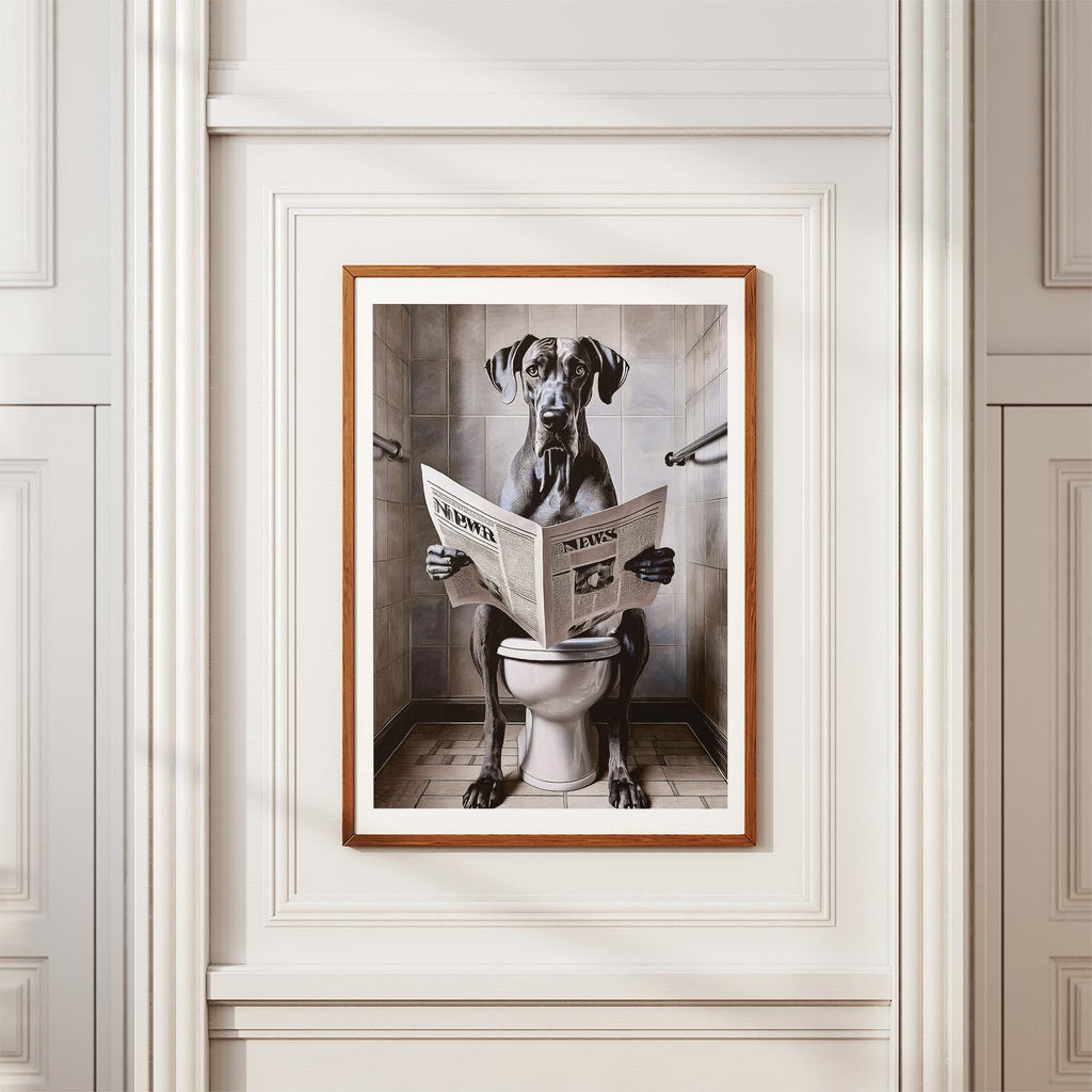 Great Dane Toilet Humour Dog Series 1 image 3