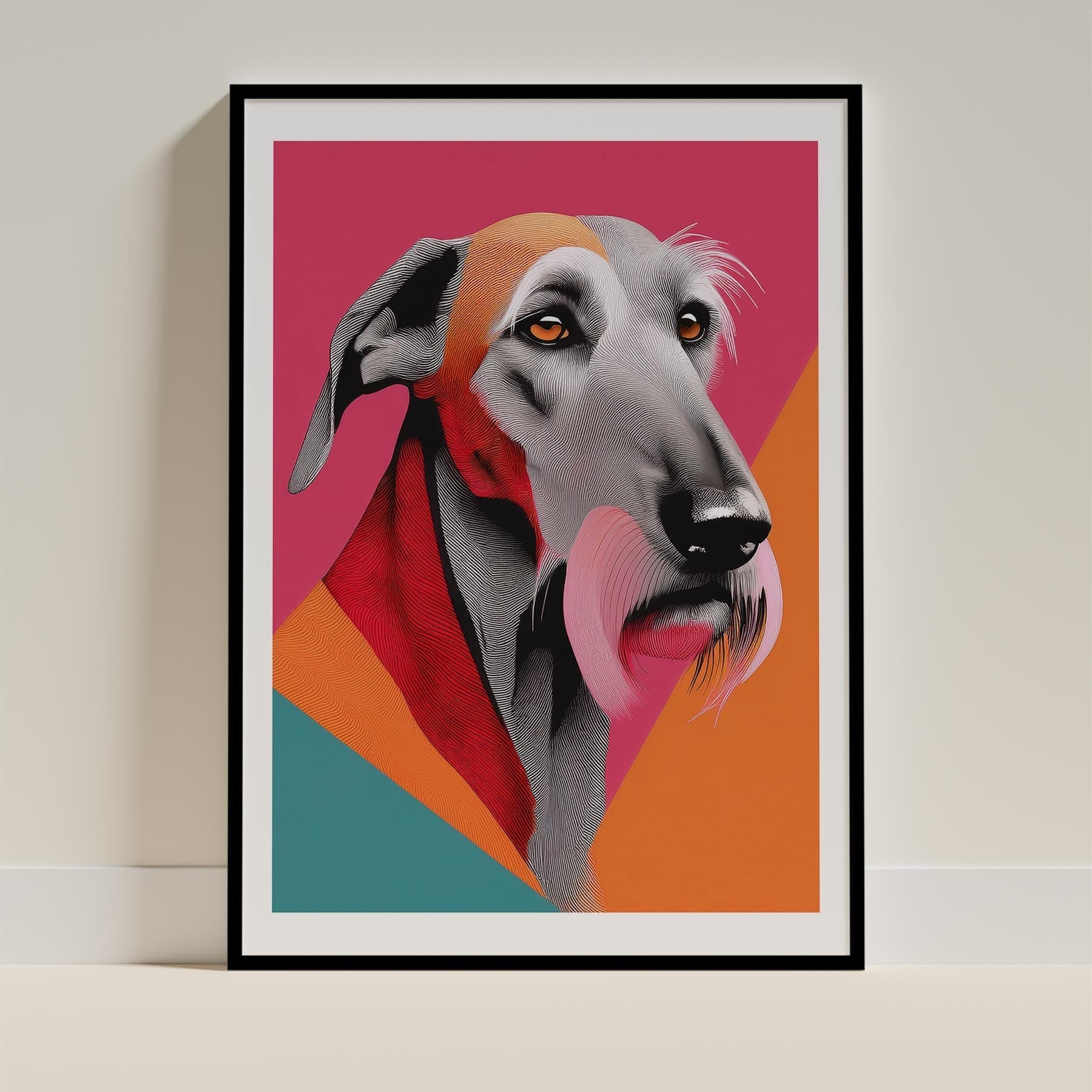 Irish Wolfhound Modern Pop Dog Series image 0