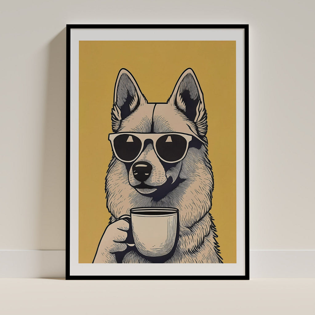 German Spitz Chillin Coffee Dog image 0