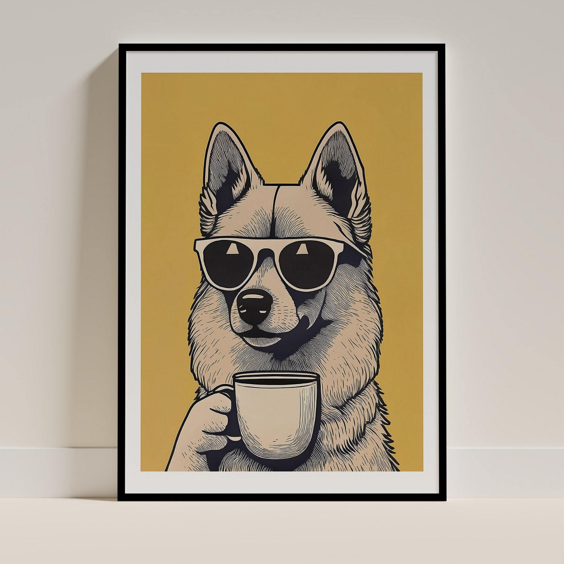 German Spitz Chillin Coffee Dog image 0