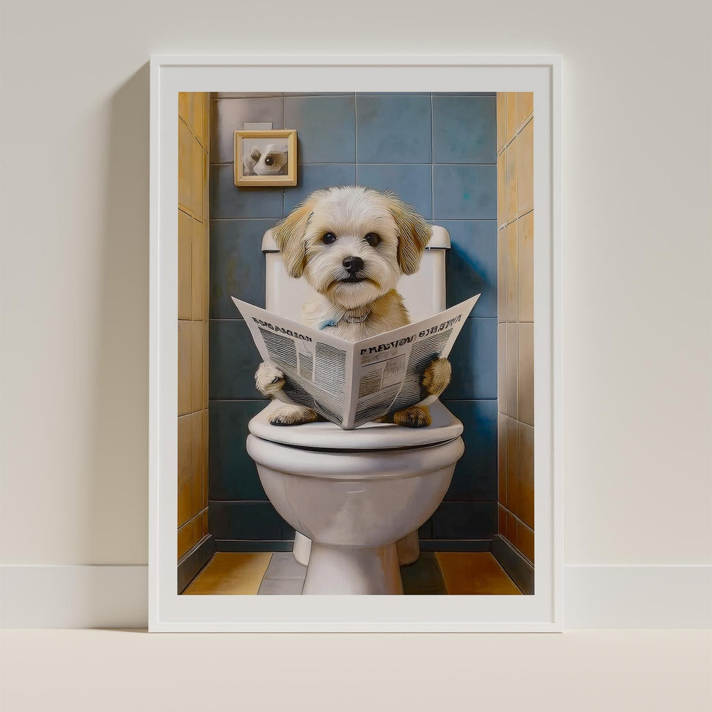 Maltese Toilet Humour Dog Series image 9