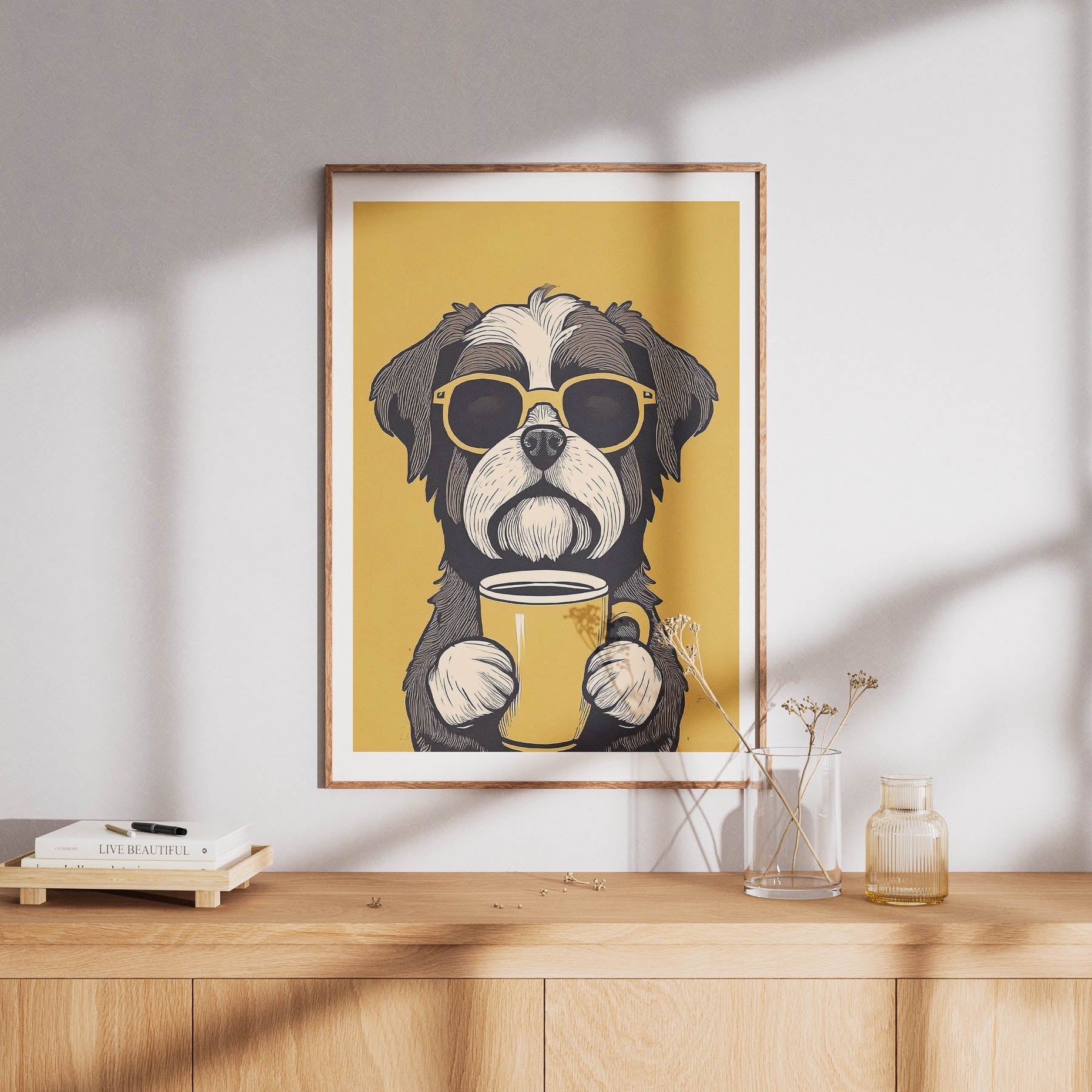 Shih Tzu Chillin Coffee Dog image 8