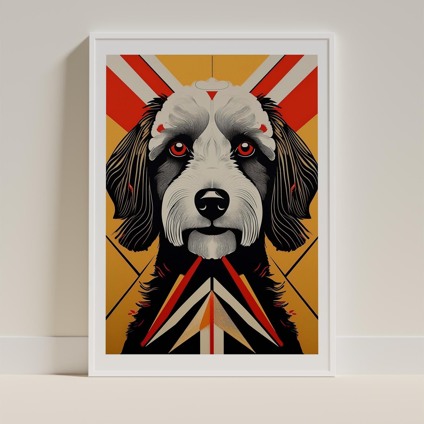 Groodle Geometric Orange Series image 9