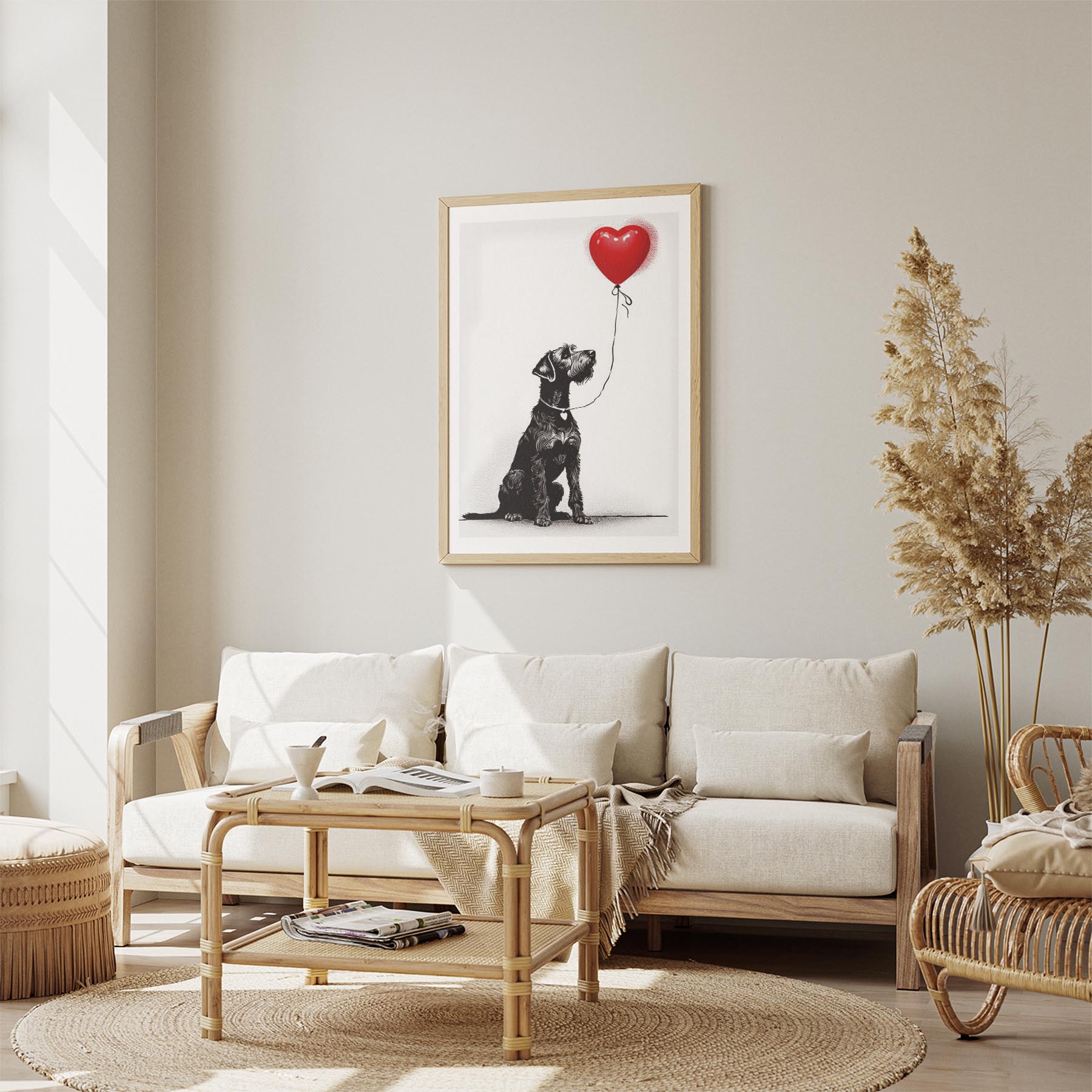 Airedale DOGSY Series inspired by the Art of Banksy image 2