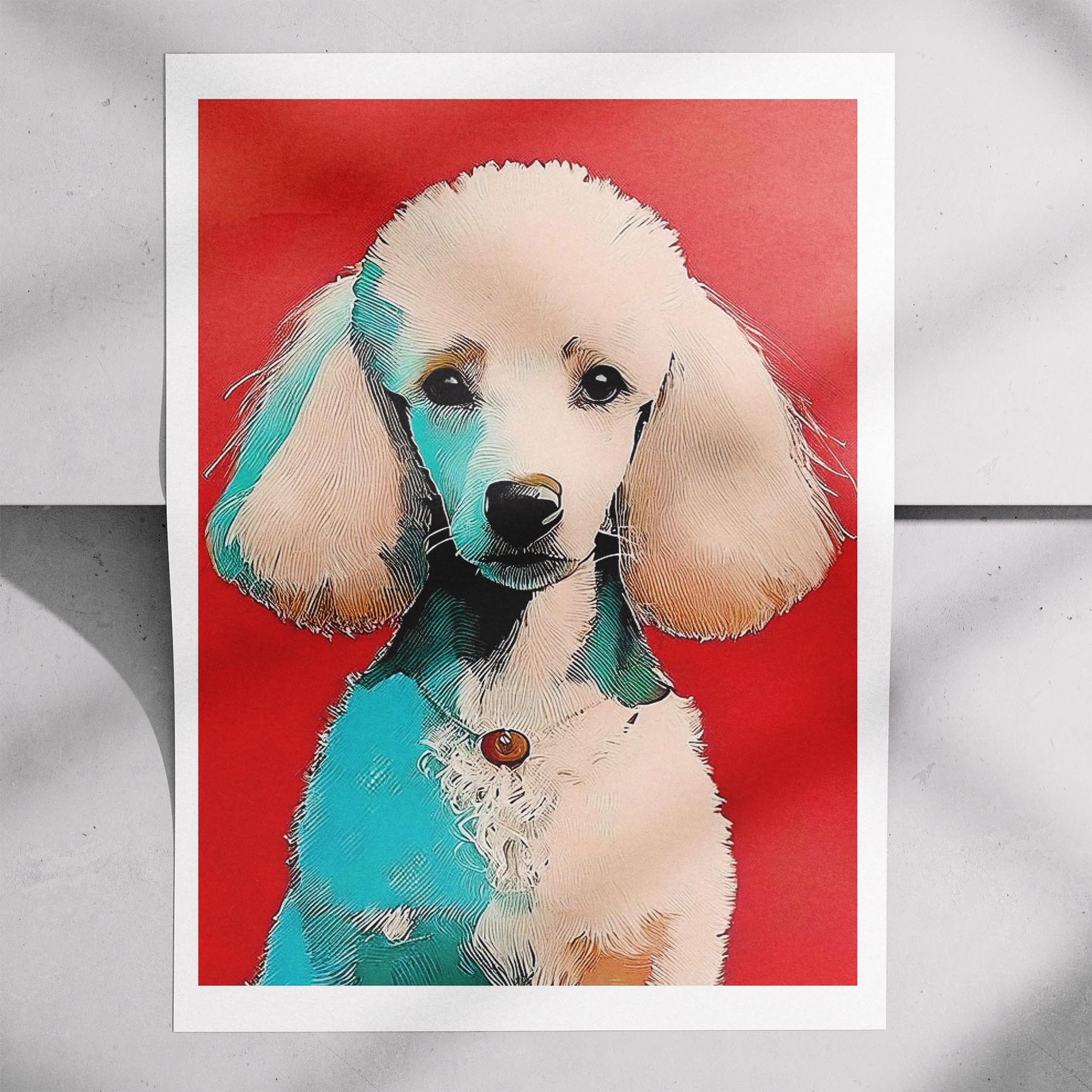 Poodle Red Dog Series image 7