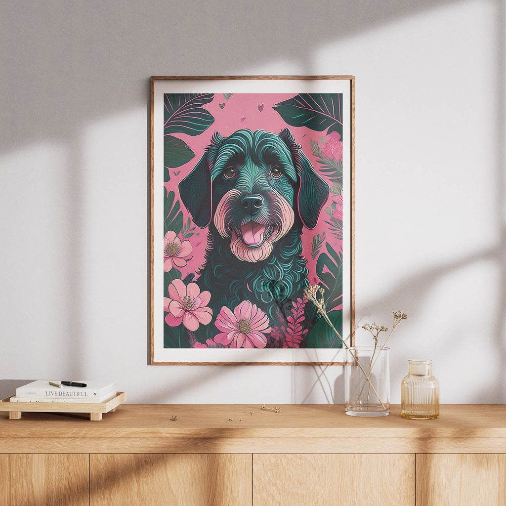 Labradoodle Flowery Dog image 8
