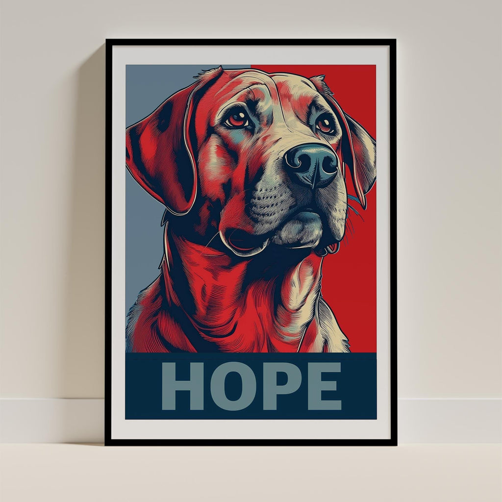Labrador Retriever HOPE Series Inspired by the Obama Poster image 11